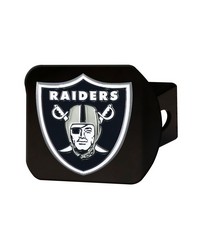 Las Vegas Raiders Black Metal Hitch Cover  3D Color Emblem Black by   