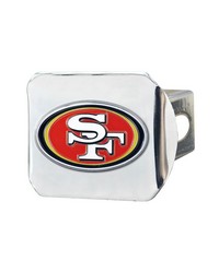 San Francisco 49ers Hitch Cover  3D Color Emblem Red by   