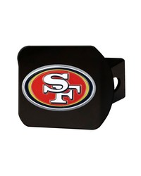 San Francisco 49ers Black Metal Hitch Cover  3D Color Emblem Red by   