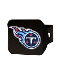 Tennessee Titans Black Metal Hitch Cover  3D Color Emblem Blue by   