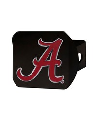 Alabama Crimson Tide Black Metal Hitch Cover  3D Color Emblem Red by   