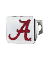 Alabama Crimson Tide Hitch Cover  3D Color Emblem Chrome by   