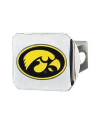 Iowa Hawkeyes Hitch Cover  3D Color Emblem Chrome by   