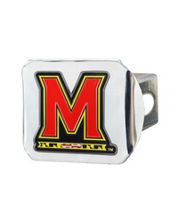 Maryland Terrapins Hitch Cover  3D Color Emblem Chrome by   
