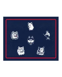 UConn History of Huskys Area Rug 8 x 10 by   