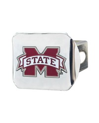 Mississippi State Bulldogs Hitch Cover  3D Color Emblem Chrome by   