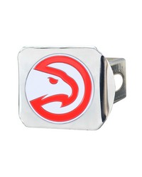 Atlanta Hawks Hitch Cover  3D Color Emblem Chrome by   