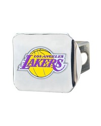 Los Angeles Lakers Hitch Cover  3D Color Emblem Chrome by   