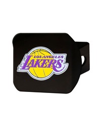 Los Angeles Lakers Black Metal Hitch Cover  3D Color Emblem Purple by   