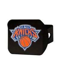 New York Knicks Black Metal Hitch Cover  3D Color Emblem Blue by   
