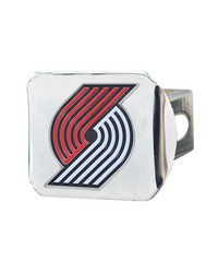 Portland Trail Blazers Color Hitch Cover Chrome by   
