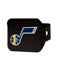 Utah Jazz Color Hitch Cover Black by   
