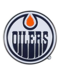 Edmonton Oilers 3D Color Metal Emblem Navy by   