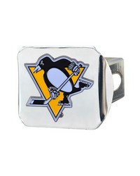 Pittsburgh Penguins Hitch Cover  3D Color Emblem Chrome by   