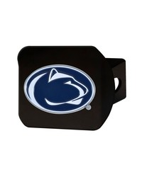Penn State Nittany Lions Black Metal Hitch Cover  3D Color Emblem Navy by   