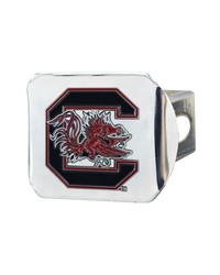 South Carolina Gamecocks Hitch Cover  3D Color Emblem Chrome by   