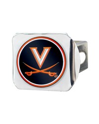 Virginia Cavaliers Hitch Cover  3D Color Emblem Chrome by   