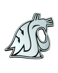 Washington State Cougars 3D Chrome Metal Emblem Chrome by   