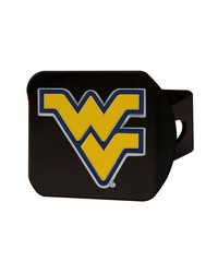 West Virginia Mountaineers Black Metal Hitch Cover  3D Color Emblem Navy by   