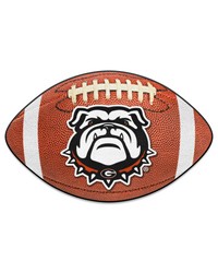 Georgia Bulldogs Football Rug  20.5in. x 32.5in. Brown by   