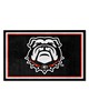 Fan Mats LLC Georgia Bulldogs 4x6 Rug Black