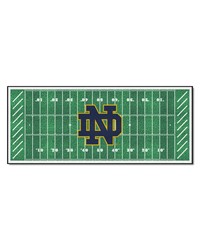 Notre Dame Fighting Irish Field Runner Mat  30in. x 72in. Green by   