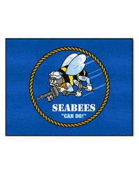U.S. Navy  SEABEES AllStar Rug  34 in. x 42.5 in. Blue by   