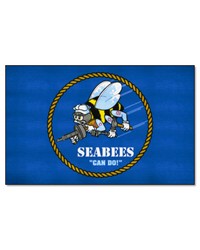 U.S. Navy  SEABEES UltiMat Rug  5ft. x 8ft. Blue by   