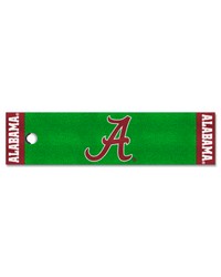Alabama Crimson Tide Putting Green Mat  1.5ft. x 6ft. A Logo Green by   