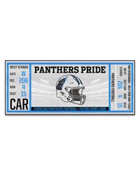 Carolina Panthers Ticket Runner by   
