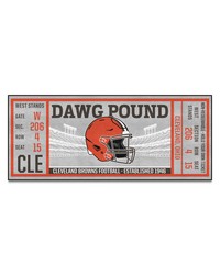 Cleveland Browns Ticket Runner by   