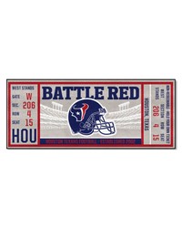 Houston Texans Ticket Runner Rug  30in. x 72in. Navy by   