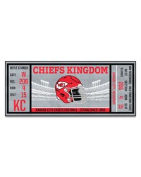 Kansas City Chiefs Ticket Runner by   