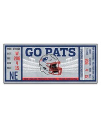 New England Patriots Ticket Runner by   