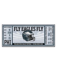 Philadelphia Eagles Ticket Runner by   