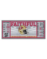 San Francisco 49ers Ticket Runner by   