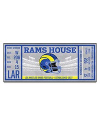 Los Angeles Rams Ticket Runner by   