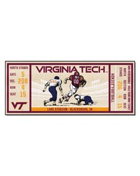 Virginia Tech Hokies Ticket Runner Rug  30in. x 72in. Maroon by   