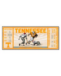 Tennessee Volunteers Ticket Runner Rug  30in. x 72in. Orange by   