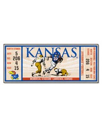 Kansas Jayhawks Ticket Runner by   