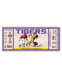 LSU Tigers Ticket Runner Rug  30in. x 72in. Purple by   