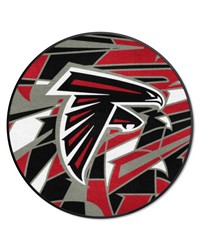 Atlanta Falcons Roundel Rug  27in. Diameter XFIT Design Pattern by   