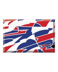 Buffalo Bills Rubber Scraper Door Mat XFIT Design Pattern by   