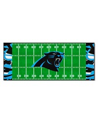 Carolina Panthers Football Field Runner Mat  30in. x 72in. XFIT Design Pattern by   