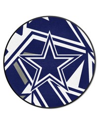 Dallas Cowboys Roundel Rug  27in. Diameter XFIT Design Pattern by   