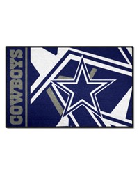 Dallas Cowboys Starter Mat XFIT Design  19in x 30in Accent Rug Pattern by   