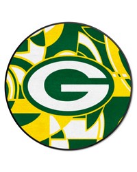 Green Bay Packers Roundel Rug  27in. Diameter XFIT Design Pattern by   
