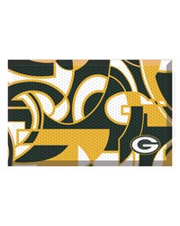 Green Bay Packers Rubber Scraper Door Mat XFIT Design Pattern by   