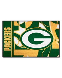 Green Bay Packers Starter Mat XFIT Design  19in x 30in Accent Rug Pattern by   