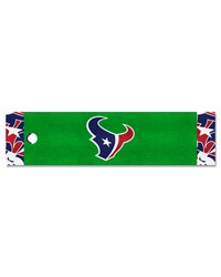 Houston Texans Putting Green Mat  1.5ft. x 6ft. Pattern by   